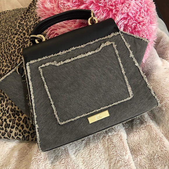 Zac Posen Eartha Denim and Leather handbag - Picture 2 of 4